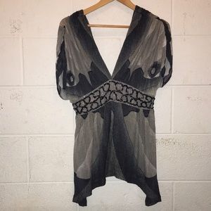 Free People sequined shirt